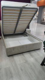160 200 кровать rivalli beds валери с пм в ткани kleo beige (2)