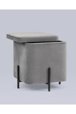 Stoolgroup puf s yashchikom greys kvadrat velyur ut000035893 2
