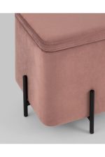 Stoolgroup puf s yashchikom greys kvadrat velyur ut000035895 4