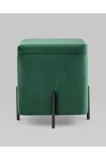 Stoolgroup puf s yashchikom greys kvadrat velyur ut000035896 1