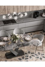 Stoolgroup stol obedennyy avrora 160 90 keramika chernaya ut000036908 2