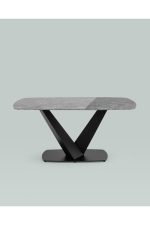 Stoolgroup stol obedennyy avrora 160 90 keramika chernaya ut000036908 4