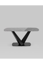 Stoolgroup stol obedennyy avrora 160 90 keramika chernaya ut000036908 5
