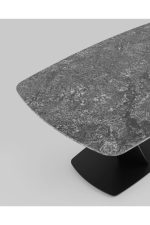 Stoolgroup stol obedennyy avrora 160 90 keramika chernaya ut000036908 8