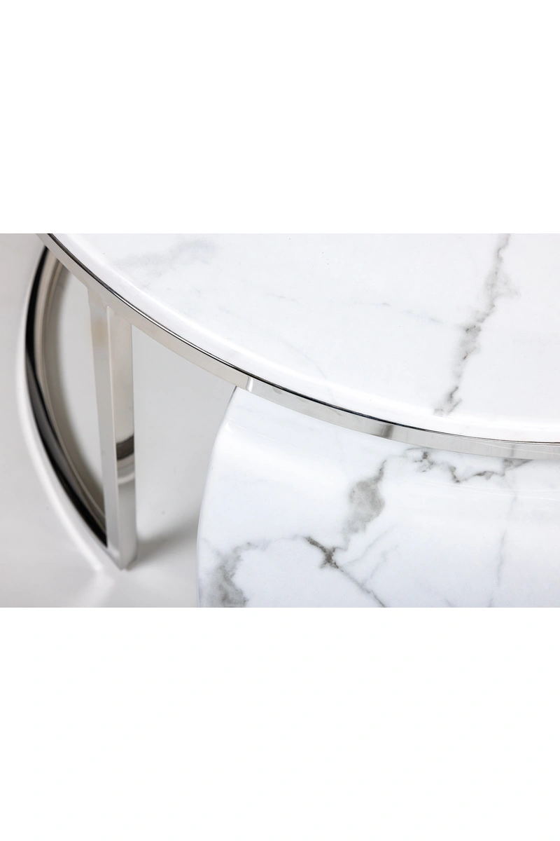 Kover ru kofeynyy stolik kover ru silvy marble nabor iz 2 kh shtuk kover ba01 m100 03 2
