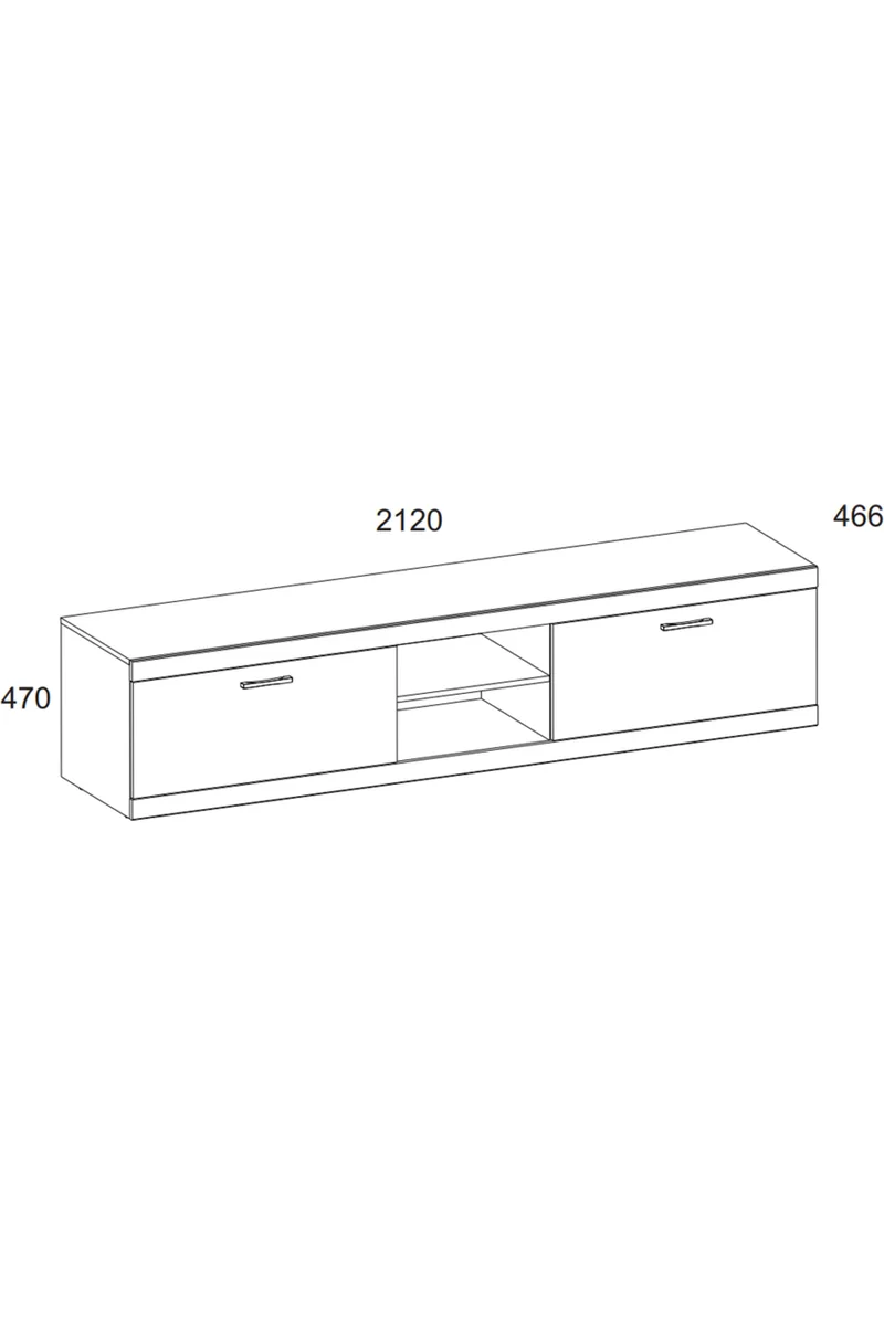 Anrex tumba pod televizor oskar 2s2nb dub sanremo anrex 18488 1