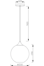 Moderli podvesnoy svetil nik v2110 p sumatra 1 e27 60w ut000017219 5