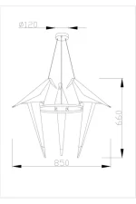 Moderli podvesnoy svetodiodnyy svetil nik v3071 3pl origami birds 3 led 6w ut000024012 4