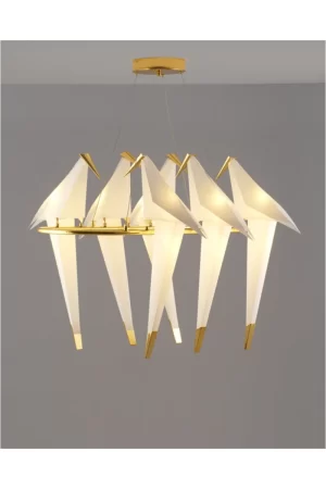 Moderli podvesnoy svetodiodnyy svetil nik v3073 6pl origami birds 6 led 6w ut000024015 0
