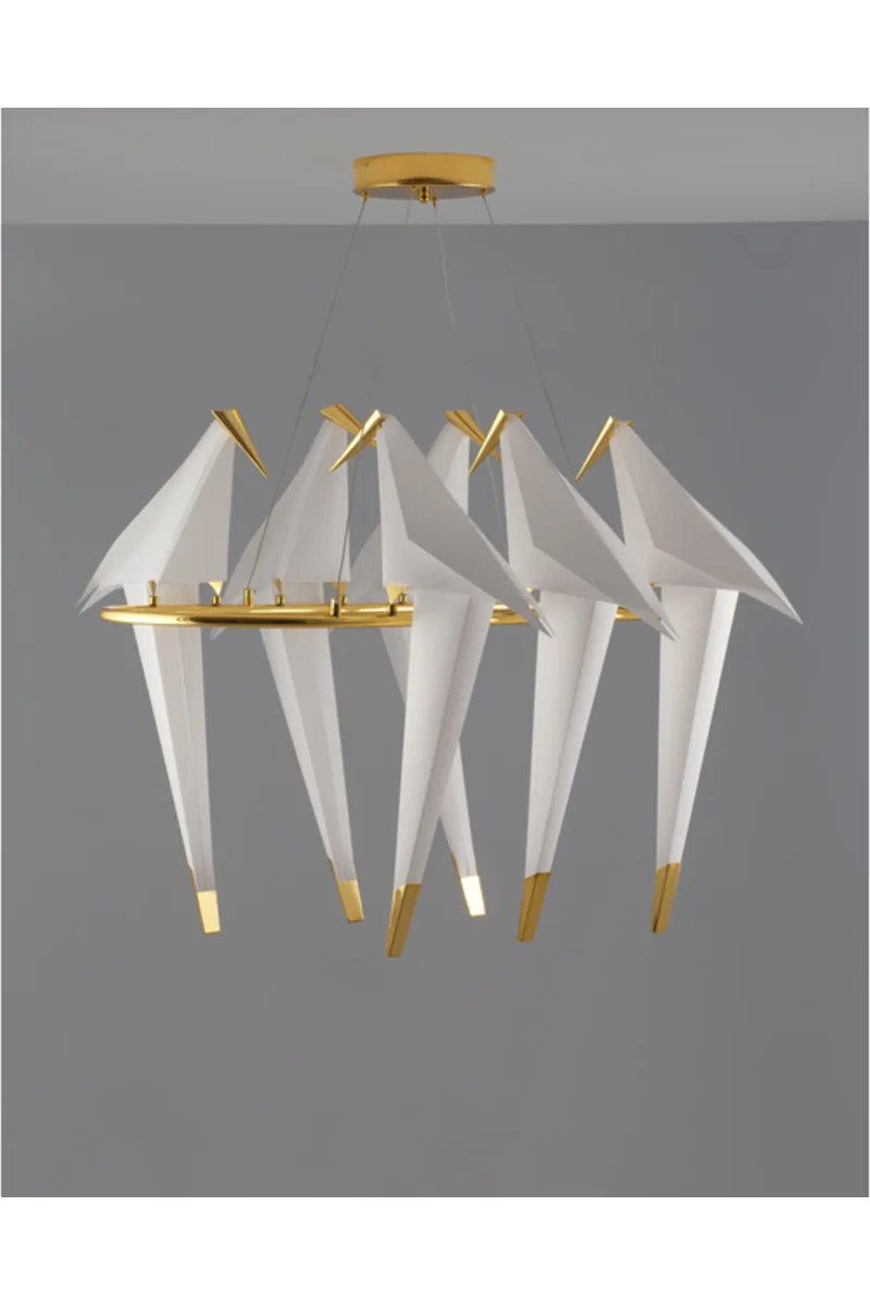 Moderli podvesnoy svetodiodnyy svetil nik v3073 6pl origami birds 6 led 6w ut000024015 2