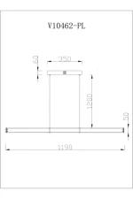 Moderli svetil nik podvesnoy svetodiodnyy v10462 pl varese ut000035543 3