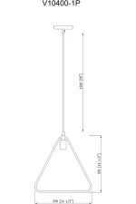 Moderli svetil nik podvesnoy v10400 1p miolla ut000034944 5