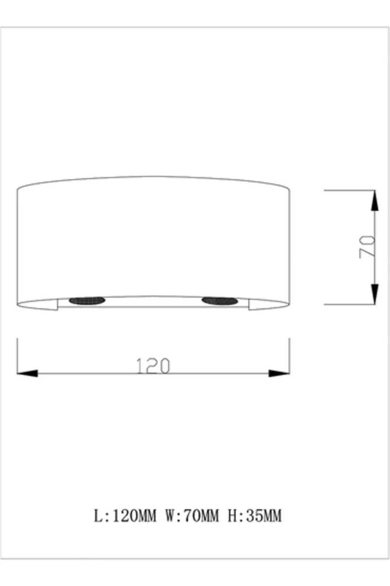Moderli svetodiodnyy nastennyy svetil nik v1880 wl sienne led 4w ut000017159 4
