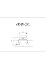 Moderli svetodiodnyy spot v5045 2wl right ut000026071 1