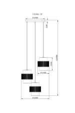 Moderli lyustra podvesnaya v10491 3p gela ut000035392 4
