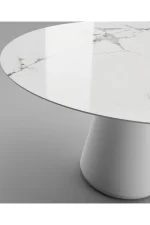 Topconcept stol kruglyy ikon 120 keramika glyantsevaya topconcept 20444 3