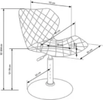 Halmar barnyy stul matrix 2 2 v ch matrix 2 fot czarny 2