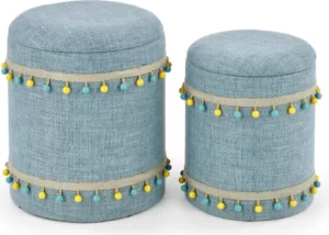 Halmar komplekt grado 2 pufa 2 v ch grado pufa j niebieski 0