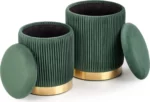 Halmar komplekt monty 2 pufa 2 v ch monty pufa c zielony 5