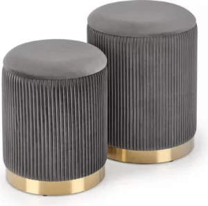 Halmar komplekt monty 2 pufa 2 v ch monty pufa popiel 0