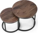 Halmar komplekt oreo 2 stola zhurnal nykh 2 v ch oreo law orzechowy 10
