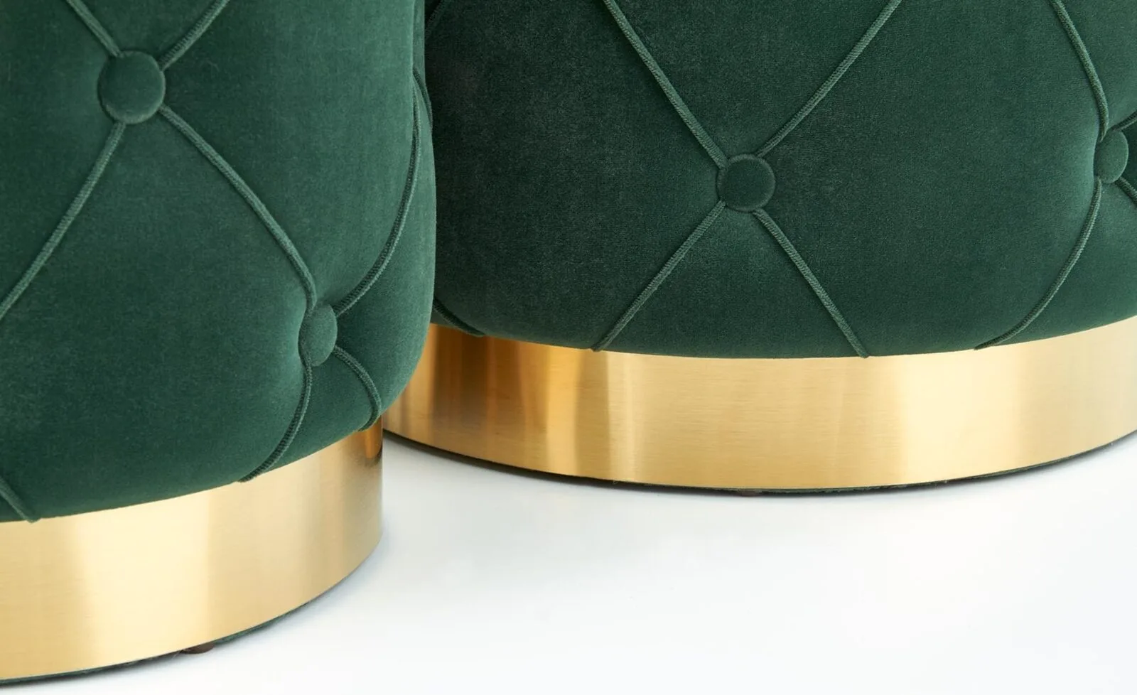 Halmar komplekt polly 2 pufa 2 v ch polly pufa c zielony 2