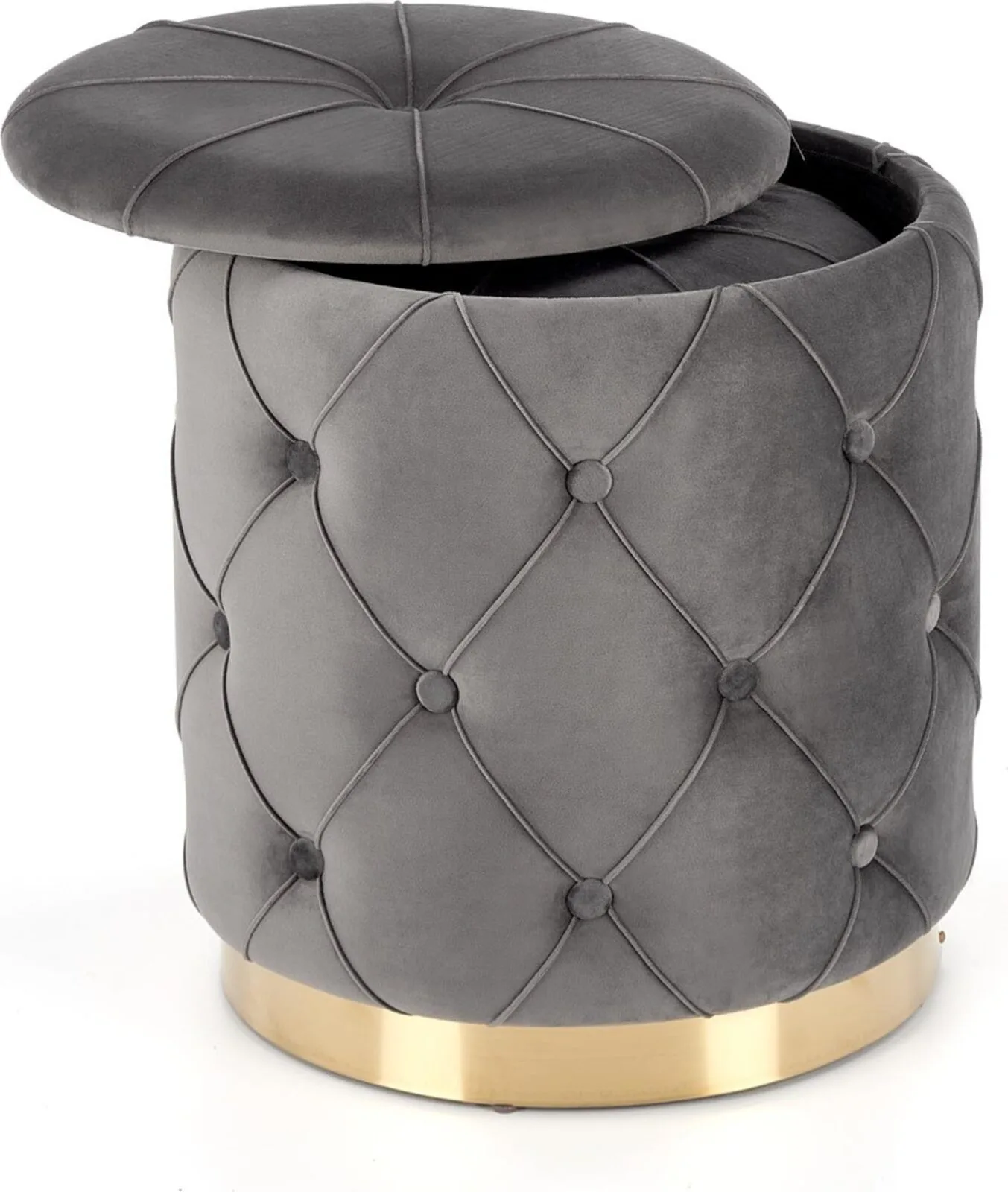 Halmar komplekt polly 2 pufa 2 v ch polly pufa popiel 5