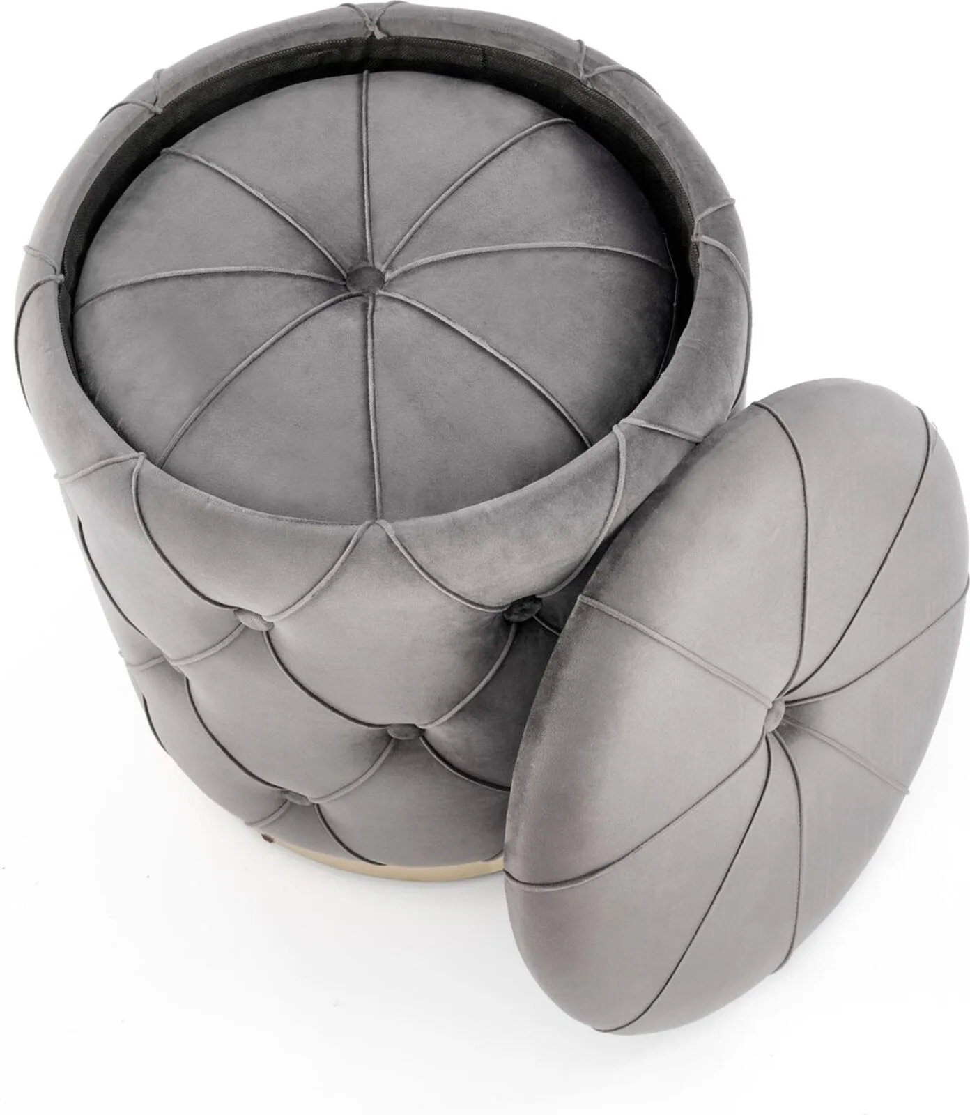 Halmar komplekt polly 2 pufa 2 v ch polly pufa popiel 6