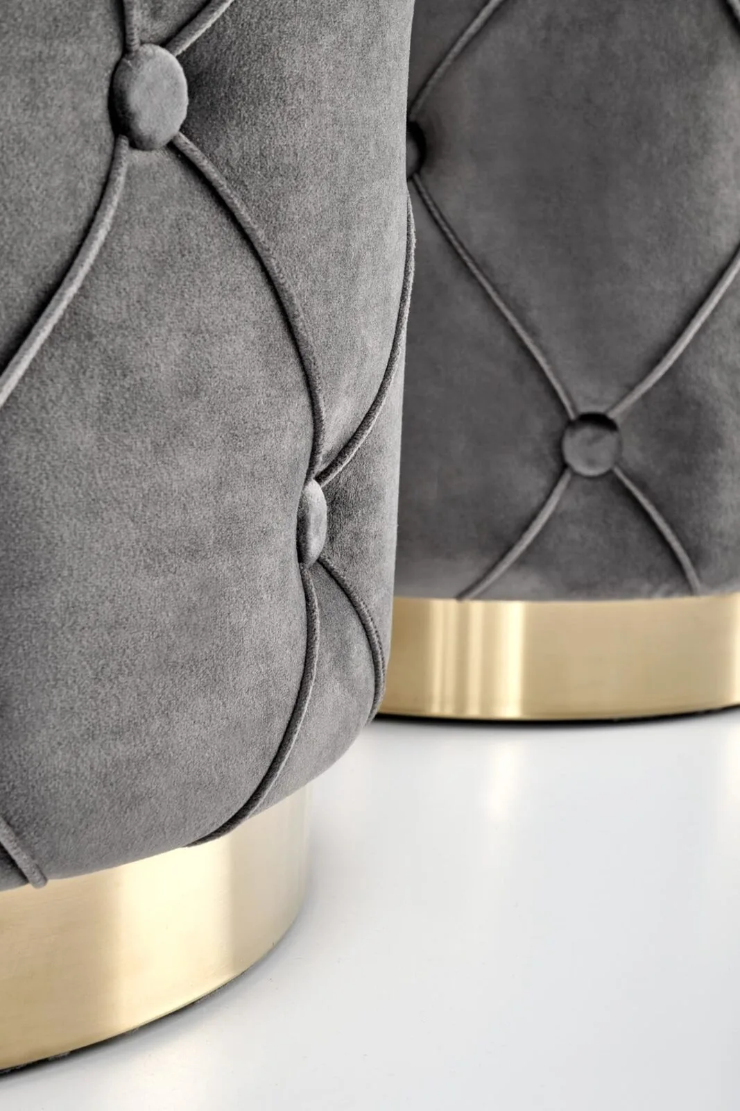 Halmar komplekt polly 2 pufa 2 v ch polly pufa popiel 8