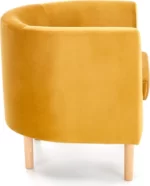 Halmar kreslo clubby 2 2 v pl clubby 2 fot musztardowy 5