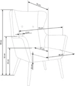 Halmar kreslo cotto 2 v ch cotto fot j popiel 10