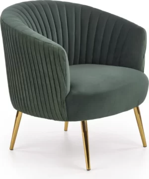 Halmar kreslo crown 2 v ch crown fot c zielony 1