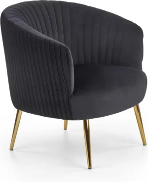 Halmar kreslo crown 2 v ch crown fot czarny 10