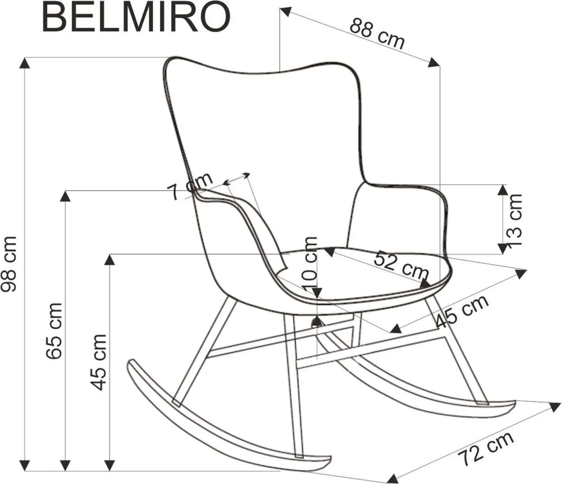 Halmar kreslo kachalka belmiro 2 v ch belmiro fot kremowy 12