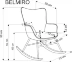 Halmar kreslo kachalka belmiro 2 v ch belmiro fot popielaty 1