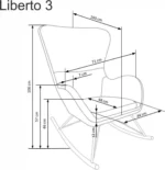 Halmar kreslo kachalka liberto 3 2 v ch liberto 3 fot bialy 11