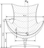 Halmar kreslo luxor 2 v ch luxor fot bialy 8