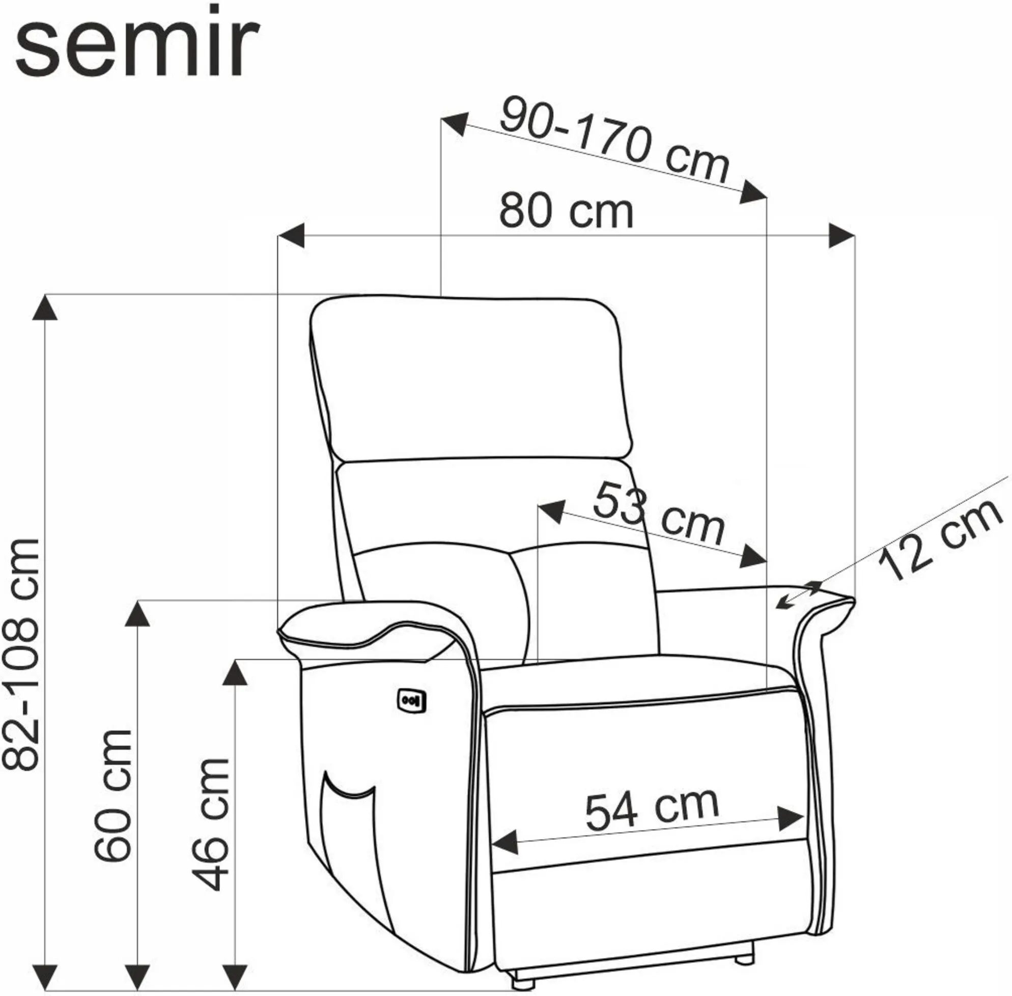 Halmar kreslo raskladnoye semir 2 v ch semir fot c zielony 11