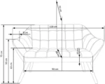 Halmar sofa romeo xl 2 v ch romeo xl fot popiel 10