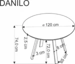 Halmar stol obedennyy danilo 120 2 v ch danilo st 14