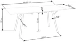 Halmar stol obedennyy raskladnoy balrog 2 140 2 v ch balrog 2 st 10