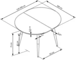 Halmar stol obedennyy raskladnoy edward 2 v ch edward st dab miodowy 11