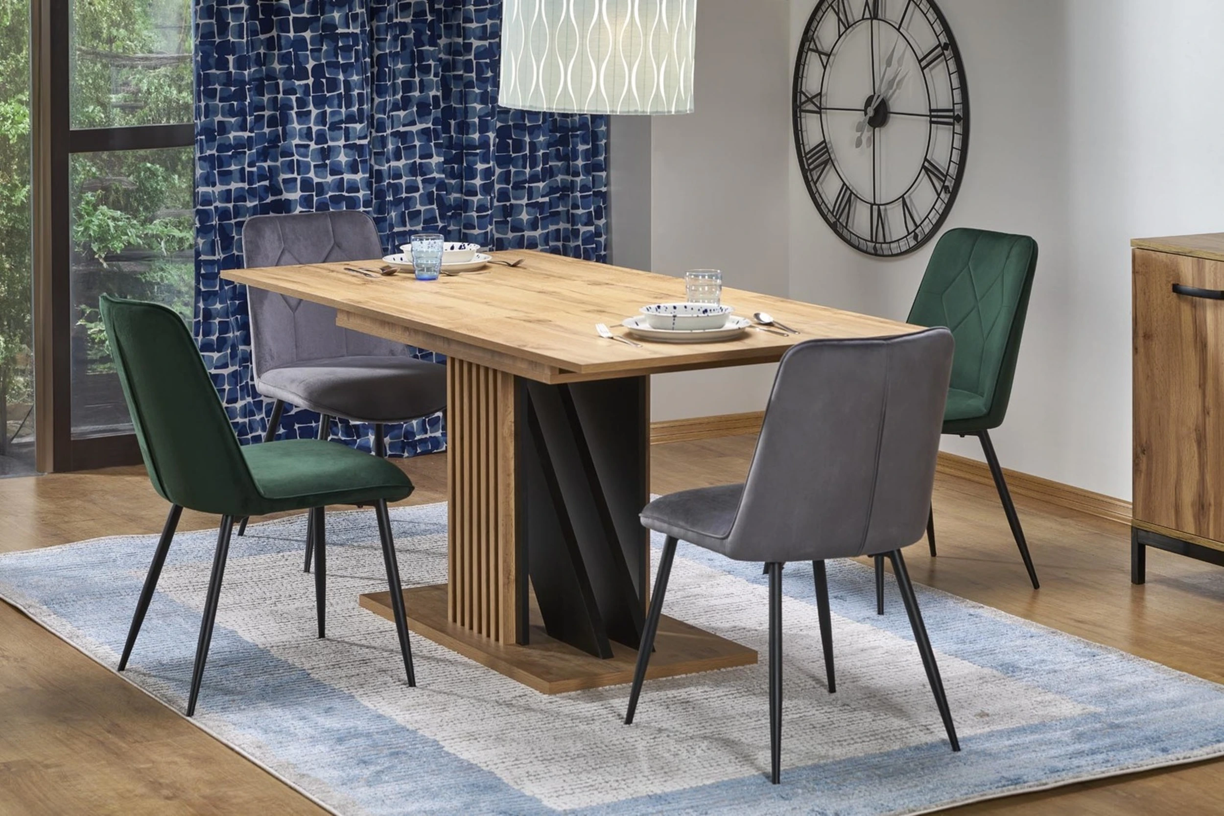 Halmar stol obedennyy raskladnoy fabiano 135 2 v pl fabiano st 5