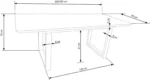 Halmar stol obedennyy raskladnoy marley 2 v ch marley st 16