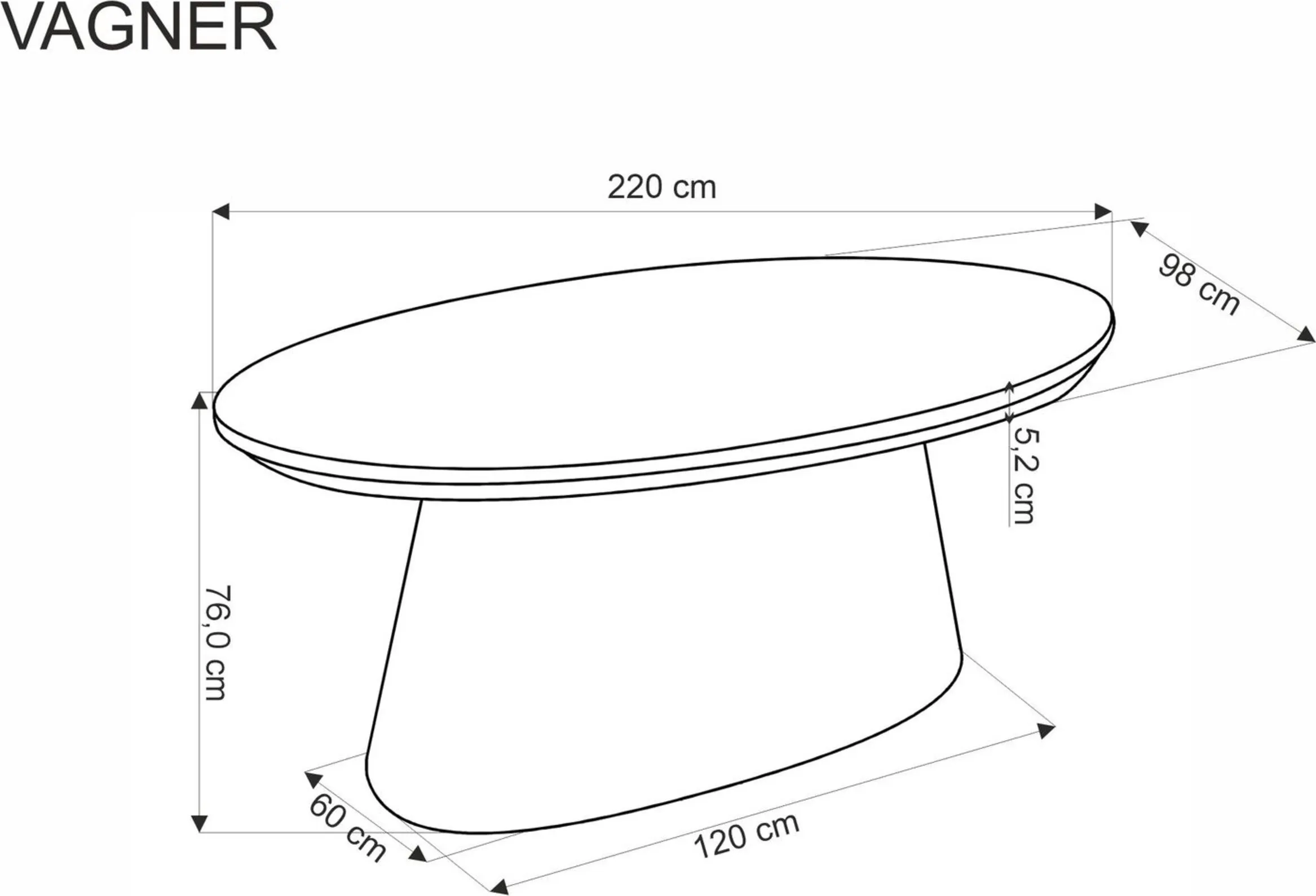 Halmar stol obedennyy vagner 220 2 v ch vagner st 15