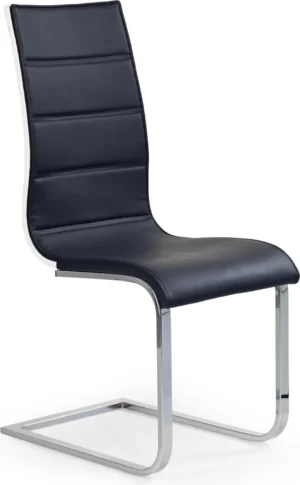 Halmar stul kukhonnyy k104 2 v ch k 104 kr czarny bialy eko 0