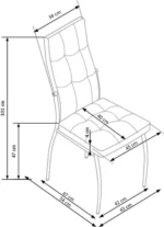 Halmar stul kukhonnyy k209 2 v ch k 209 kr czarny 2