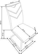 Halmar stul kukhonnyy k224 2 v ch k 224 kr bialy 3