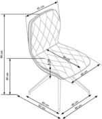 Halmar stul kukhonnyy k237 2 v ch k 237 kr brazowy 3