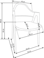 Halmar stul kukhonnyy k247 2 v ch k 247 kr popiel 5